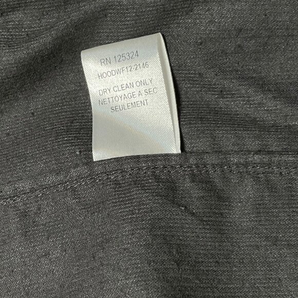 Haute Hoodie by Haute Hippie Corduroy Shirt Charcoal Gray Pearl Snap Size Medium - Picture 7 of 8